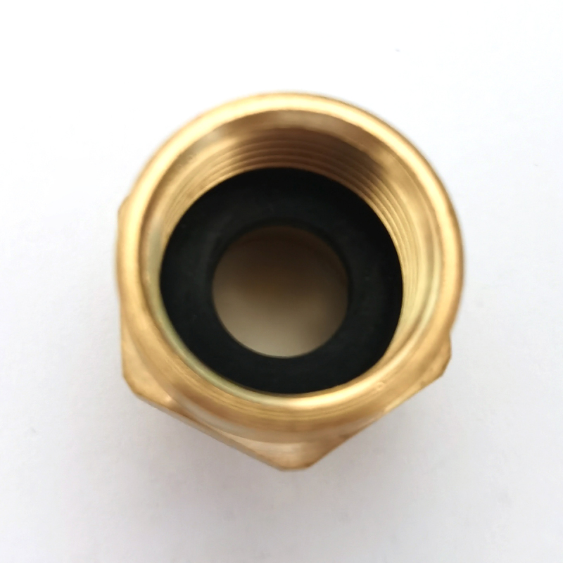 Tecmolog Brass Pipe Fittings Connector, G 3/4" Female Thread to US 3/4" NPT Male Thread, G1/2 Female Thread to US 1/2 NPT Male Thread, SBA037A/SBA037