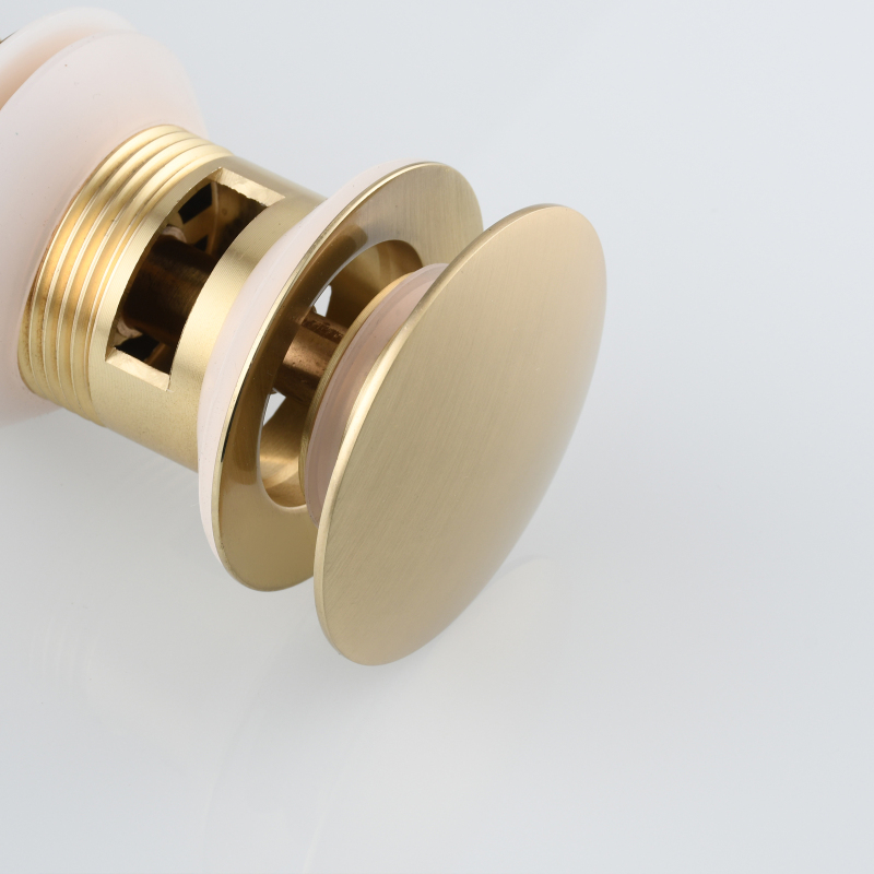 Tecmolog Brass Sink Drains Pop Up Basin Waste for Bathroom Chrome Drain Vessel Basin Sink Strainers with Overflow