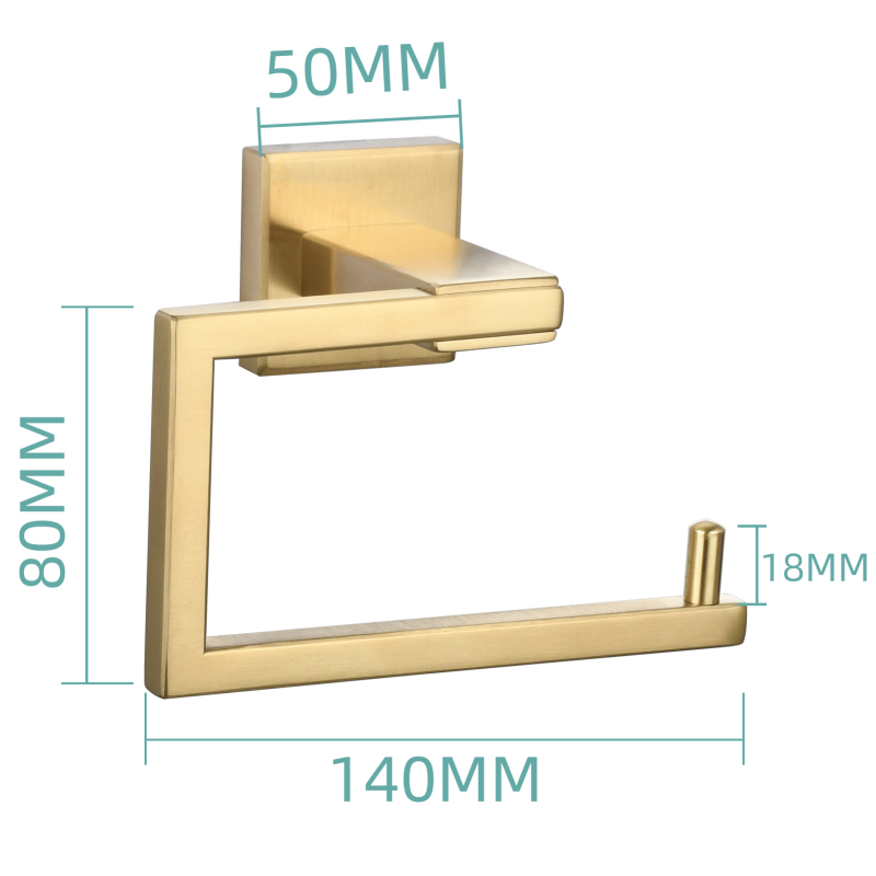 Tecmolog 304 Stainless Steel Paper Holder Wall Mounted for Bathroom Toilet Roll Holder,Mirror/Nickel/Black/Brushed Gold