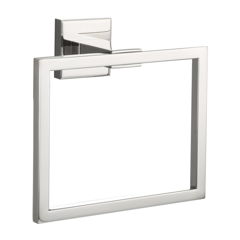 Tecmolog Stainless Steel Towel Ring and Toilet Paper Holder,Mirror Bathroom Hardware Bathroom Hand Towel Holder Wall Mounted