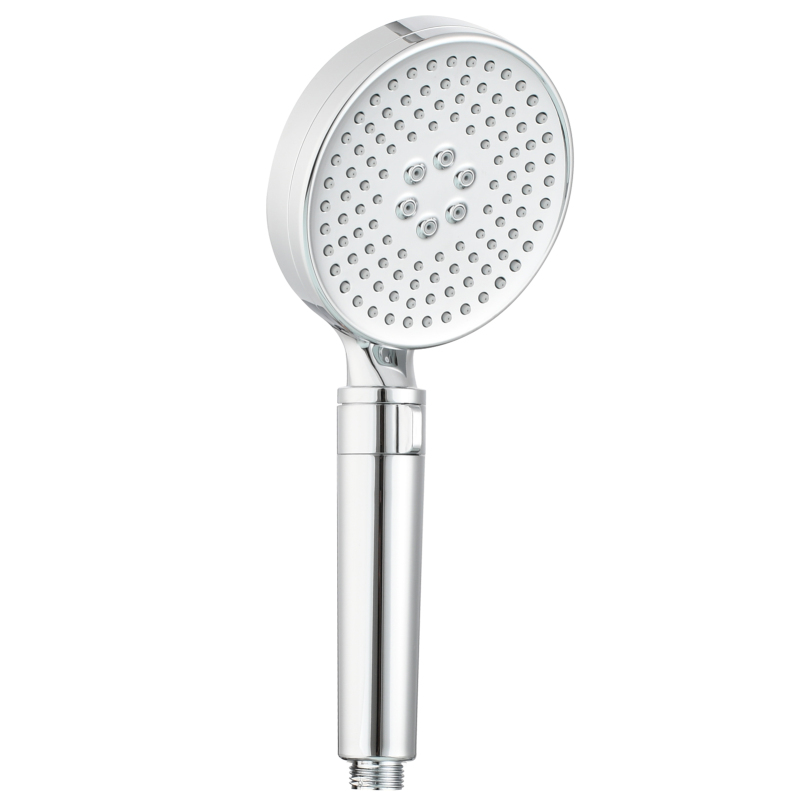 Tecmolog ABS Plastic Chrome Handheld Shower Head,Multi-Function ABS Shower hand 2 Modes,With Shower Hose&Holder Bracket