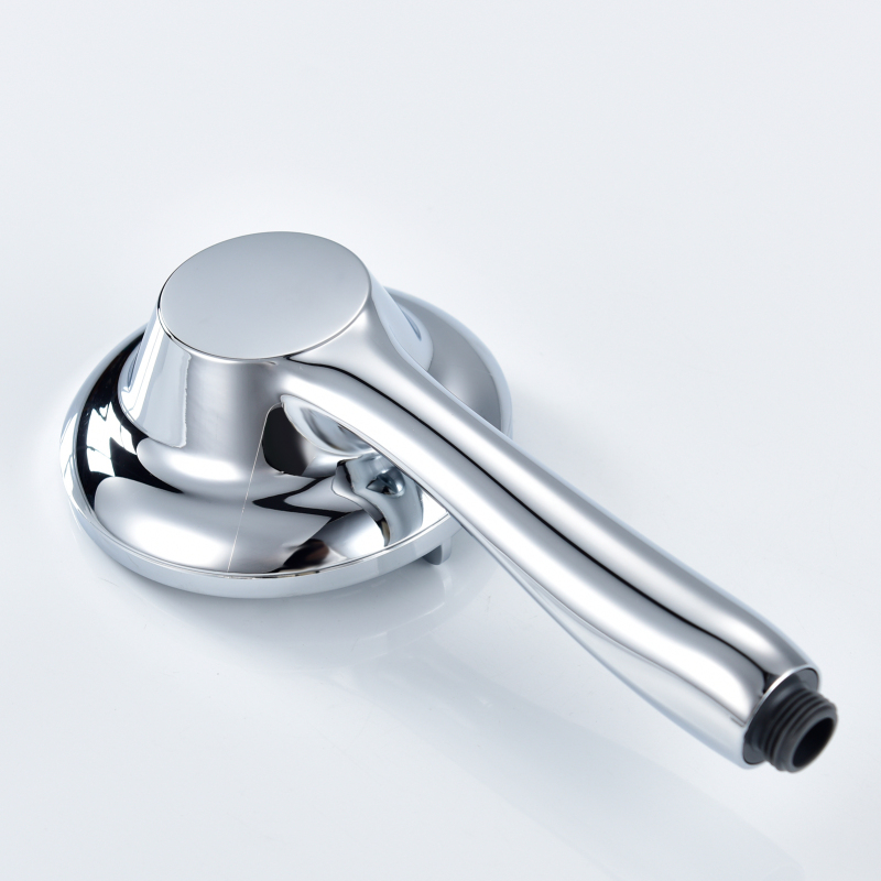 Tecmolog High Pressure 6-Setting 5" Chrome Handheld Shower Head with 59” Length Hose and Angle-Adjustable Holder for Bathroom,BS157