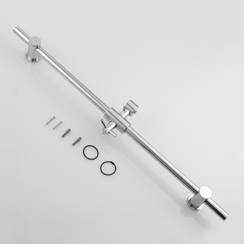 Tecmolog Brass Bathroom Showe Slide Bar with Adjustable Shower Holder,BC4049