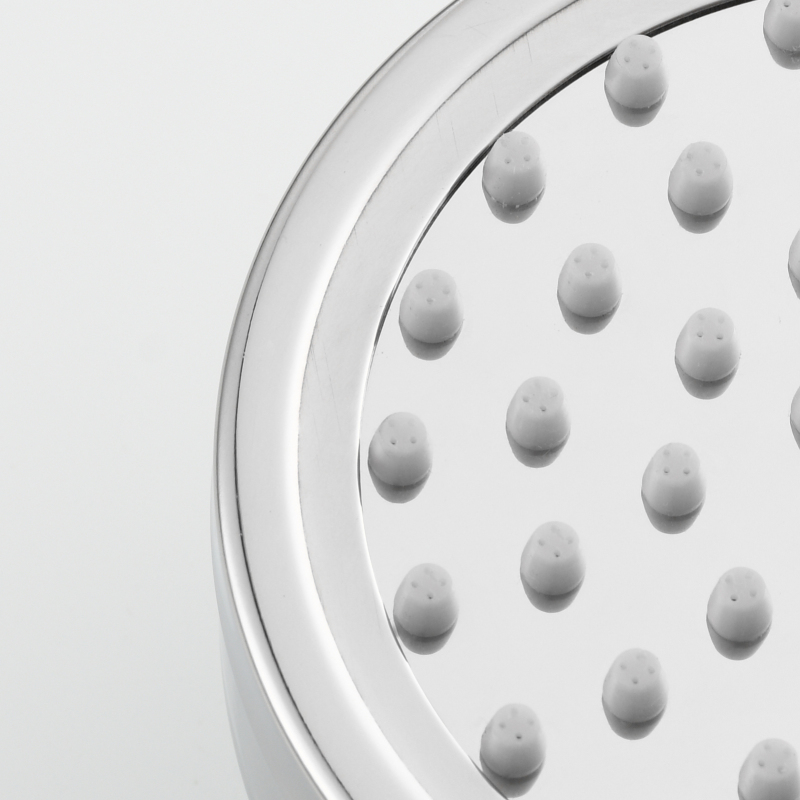 Tecmolog Stainless Steel Brushed Nickel Shower Head, Pressurized Water Saving and 360°  Rotate Shower Head