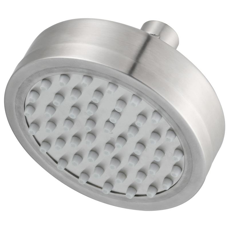 Tecmolog Stainless Steel Brushed Nickel Shower Head, Pressurized Water Saving and 360°  Rotate Shower Head