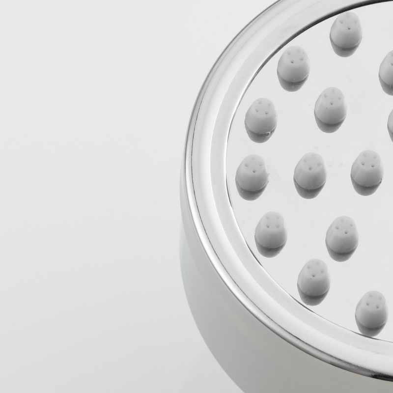 Tecmolog Stainless Steel Brushed Nickel Shower Head, Pressurized Water Saving and 360°  Rotate Shower Head