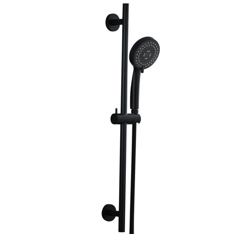Tecmolog Brass 27.55-Inch Slide Bar with Adjustable ABS Plastic Shower Holder for Bathroom Wall Mount
