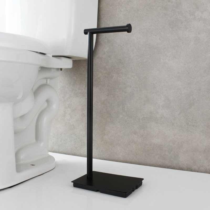 Tecmolog 304 Stainless Steel Free-standing Toilet Roll Holder with Reserve Function,SBH266B