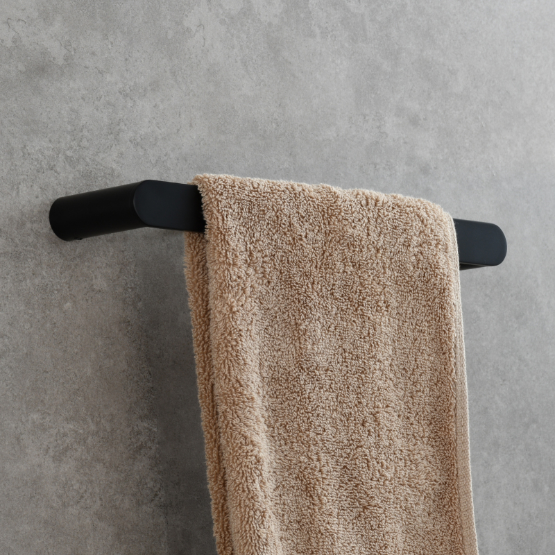 Tecmolog 304 Stainless Steel Towel Shelf,Bathroom Black Rack Toilet Holder,SBH202