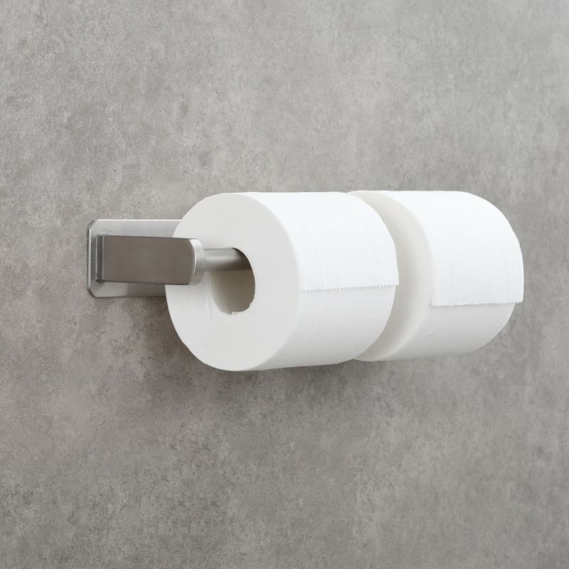 Tecmolog 304 Stainless Steel Bathroom Toilet Paper Holder,Wall Mounted Toilet Roll Holder for Bathroom