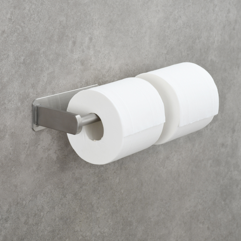 Tecmolog 304 Stainless Steel Bathroom Toilet Paper Holder,Wall Mounted Toilet Roll Holder for Bathroom