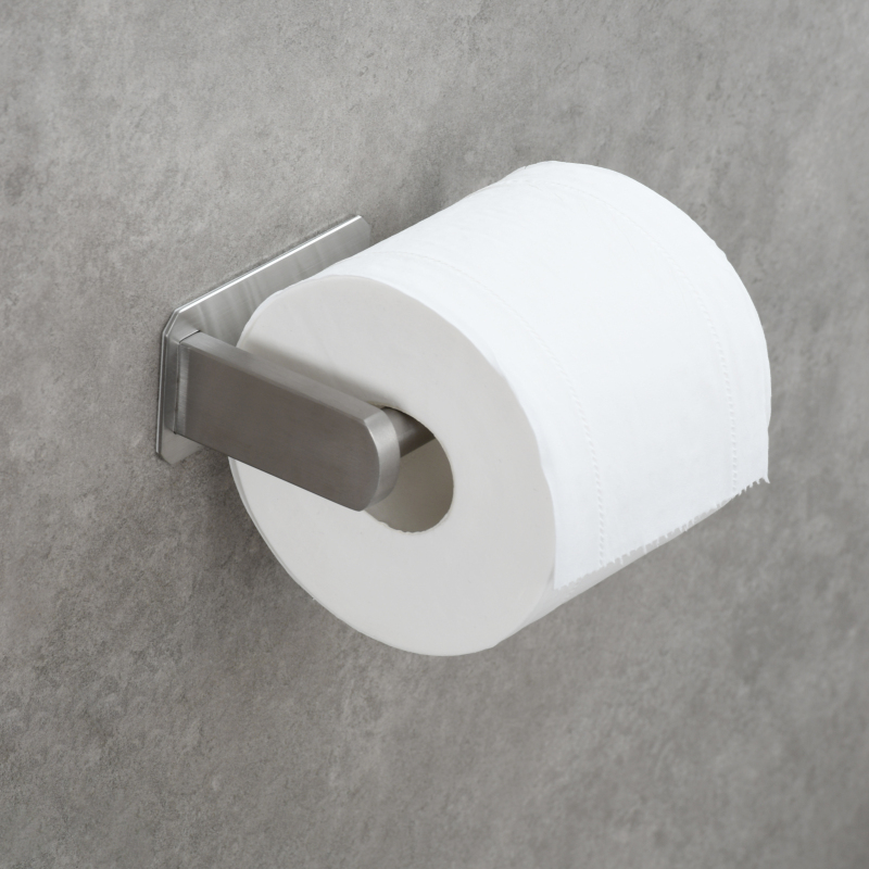 Tecmolog 304 Stainless Steel Bathroom Toilet Paper Holder,Wall Mounted Toilet Roll Holder for Bathroom