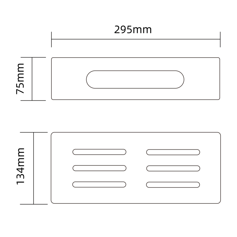 Tecmolog Stainless Steel Bathroom Detachable Storage Rack