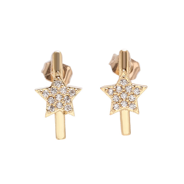 star earrings lucky