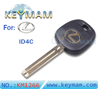 Lexus ID4C TOY48 transponder key  for gold logo
