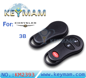 Chrysler 3 button remote shell