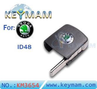 Skoda ID48 filp remote key head