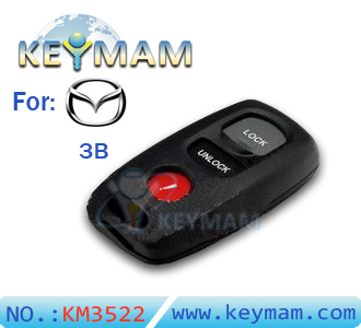 Mazda 3 button remote shell