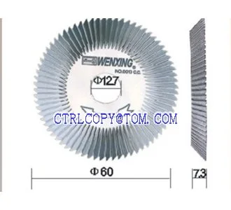 72-Tooth double sided  C.C cutter [For BW283B、100B、233、233A]