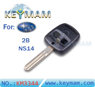 Subaru 2 button remote key shell