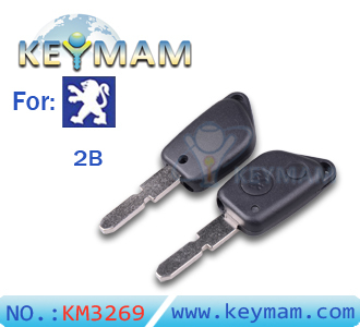 Peugeot406 2 button remote key shell