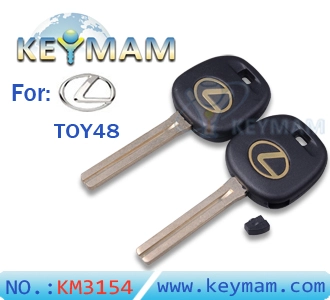 Lexus TOY48 transponder key shell