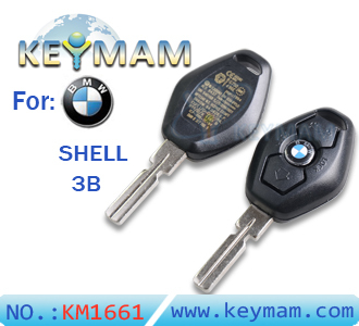 BMW 4 track 3 button remote key shell