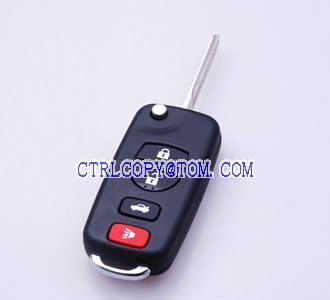 Nissan Tiida 4 Button Flip Remote Key Shell