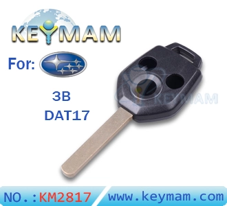 Subaru 3 button remote key shell