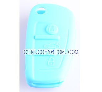 Audi A6 remote control Silica gel cover_shamrock colour