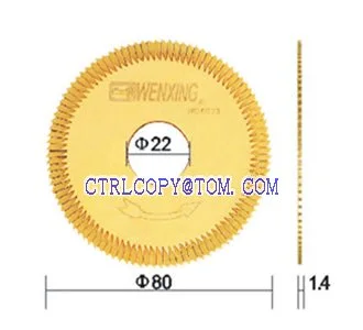 Three sided titanium cutter[For BW100-G、202A]