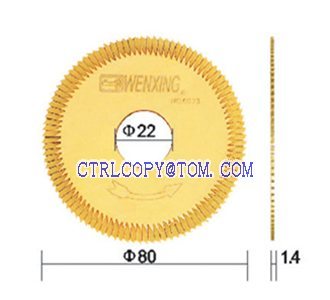 Three sided titanium cutter[For BW100-G、202A]