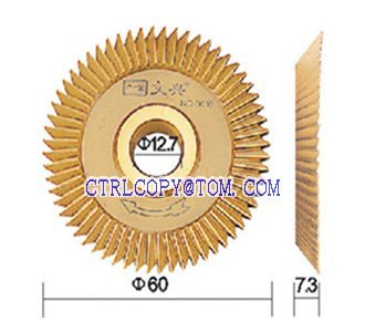 60-Tooth double sided titanium cutter[For BW283A、100-B、283-B,  233-B]