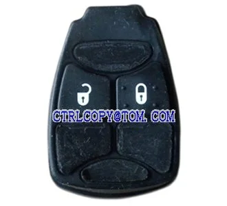 Chrysler 2 button rubber (10pcs/lot)