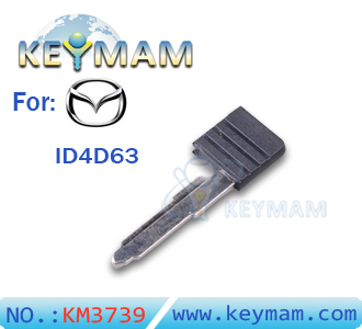 Mazda ID4D63 smart key blade