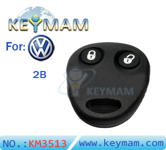 VW Santana 2 button remote shell