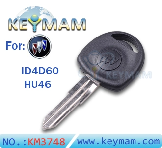 Buick ID4D60 transponder key