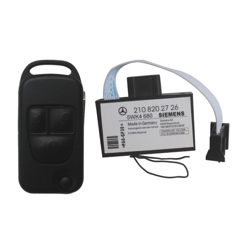 3-Button Remote Set 210 820 27 26 for Benz