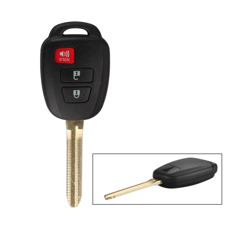 Remote Key Shell 2+1 Button Without Logo For Toyota 5pcs/lot