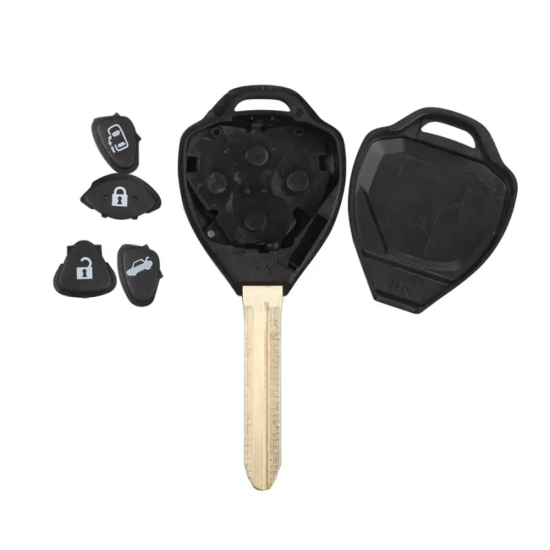 Remote Key Shell 3 Button Without Sticker For Toyota 5pcs/lot