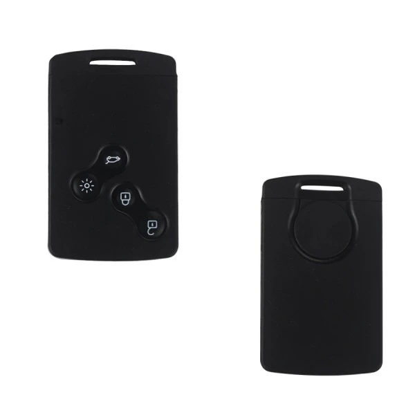 Half Smart Remote Key 4 Buttons 433MHZ PCF7941 (After Market) Sliver Logo for Renault Koleos