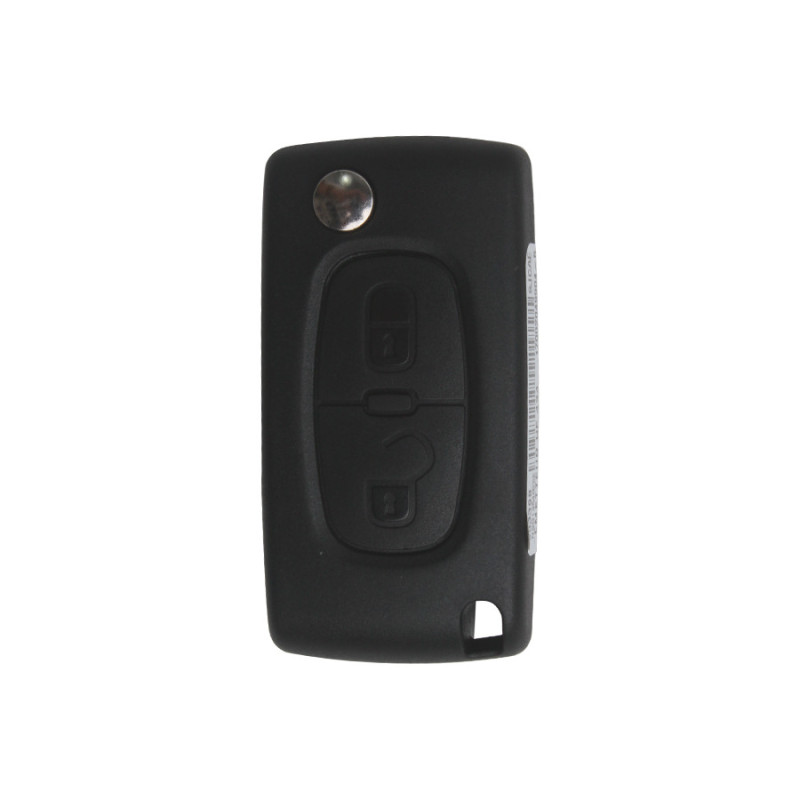 Remote Key 2 Button with ID46 Chip For Original Peugeot 307 Flip