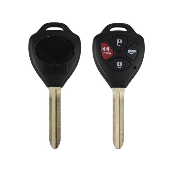 Remote Key Shell 4 Button (With Red Dot Have Concave Position With Sticker) for Toyota 5pcs/lot