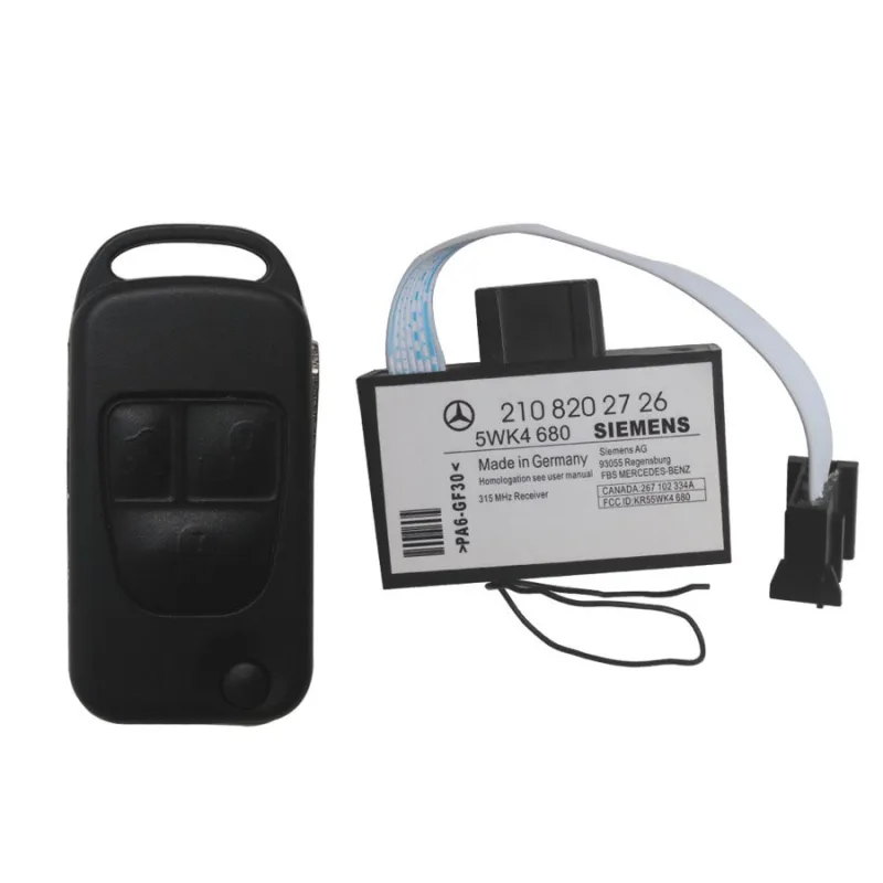 3-Button Remote Set 210 820 2126 for Benz