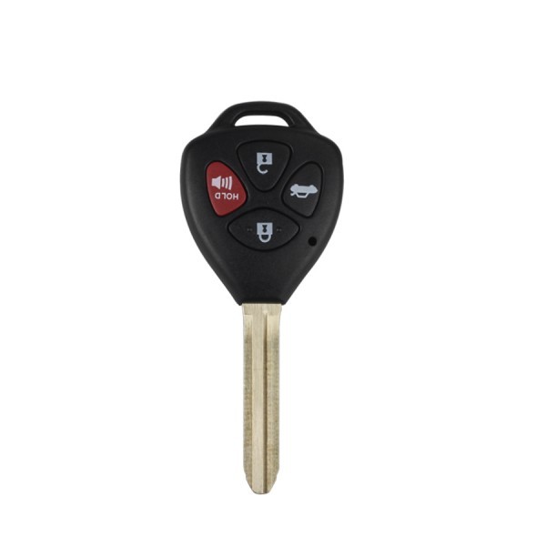 Remote Key Shell 4 Button (With Red Dot Have Concave Position With Sticker) for Toyota 5pcs/lot