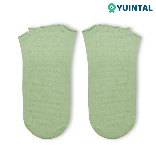 Yuintal OEM ballet dance socks manufacturing – custom double-strap grip socks production