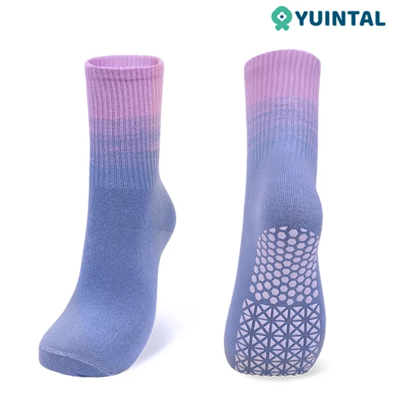 Yuintal Colorful Yoga Socks – Personalized Grippy Fitness