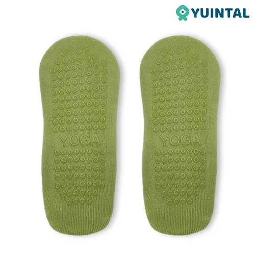 Yuintal OEM ballet grip socks manufacturing – custom cross elastic yoga pilates socks production