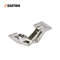Nickel RV Soft Close Cupboard Door Hinge Cold-rolled Steel NO Drilling Opening Angle 90°
