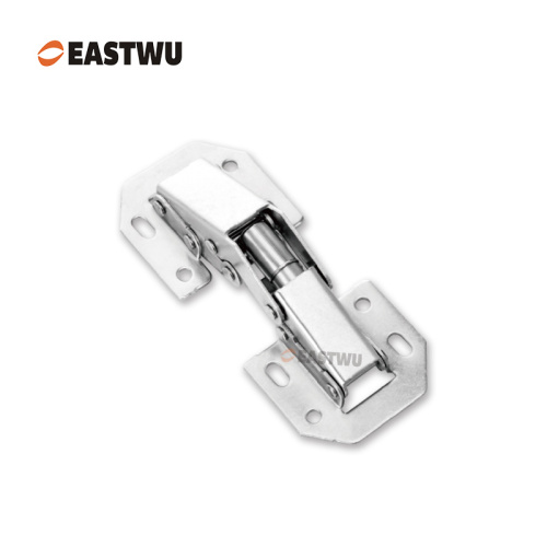 Nickel Ordinary Cabinet Hinge Cold-rolled steel No Drilling Opening Angle 90°